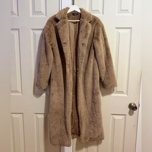 SHEIN Tan Teddy Jacket